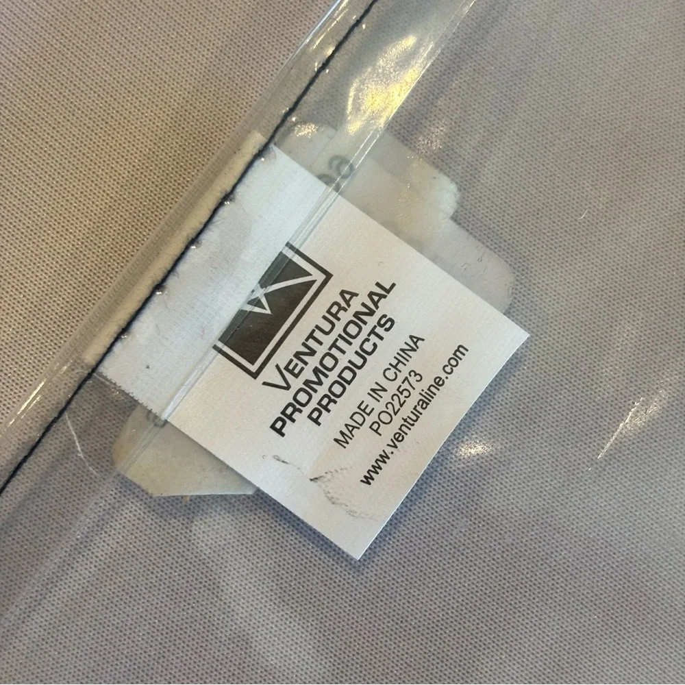 NASHVILLE Clear and‎ Black Drawstring Bag NWT